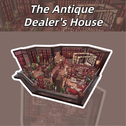 Special Space 3D Sticker | 4 Cute Miniature Scenes