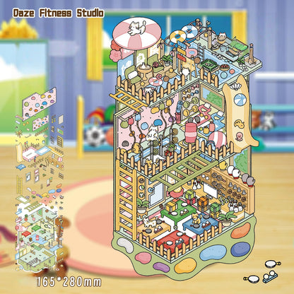 Daze Fitness Studio 3D Sticker