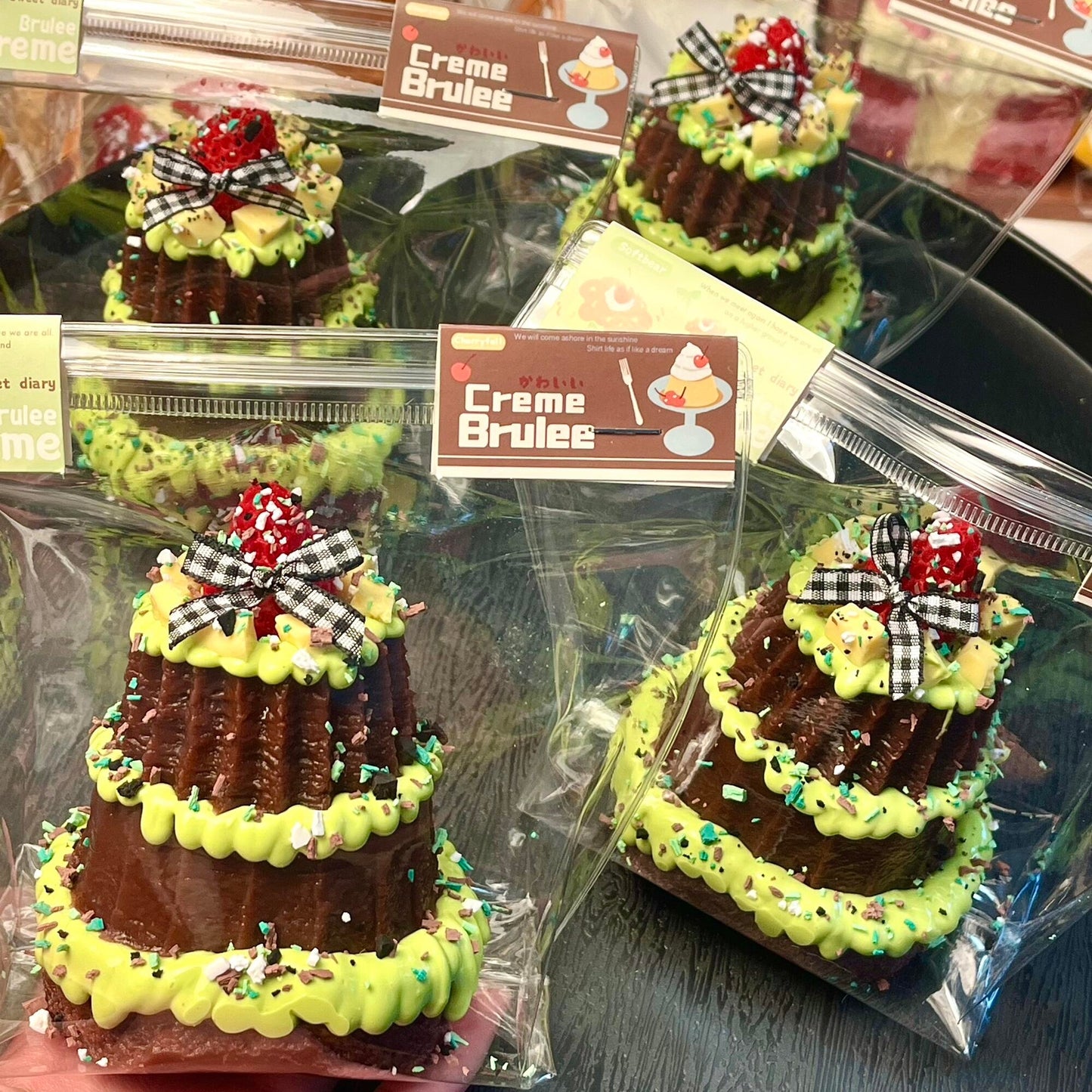 Matcha Christmas Cake Squishy