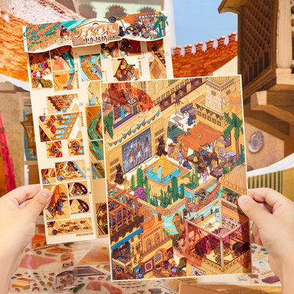 Middle Eastern Charm 3D Sticker