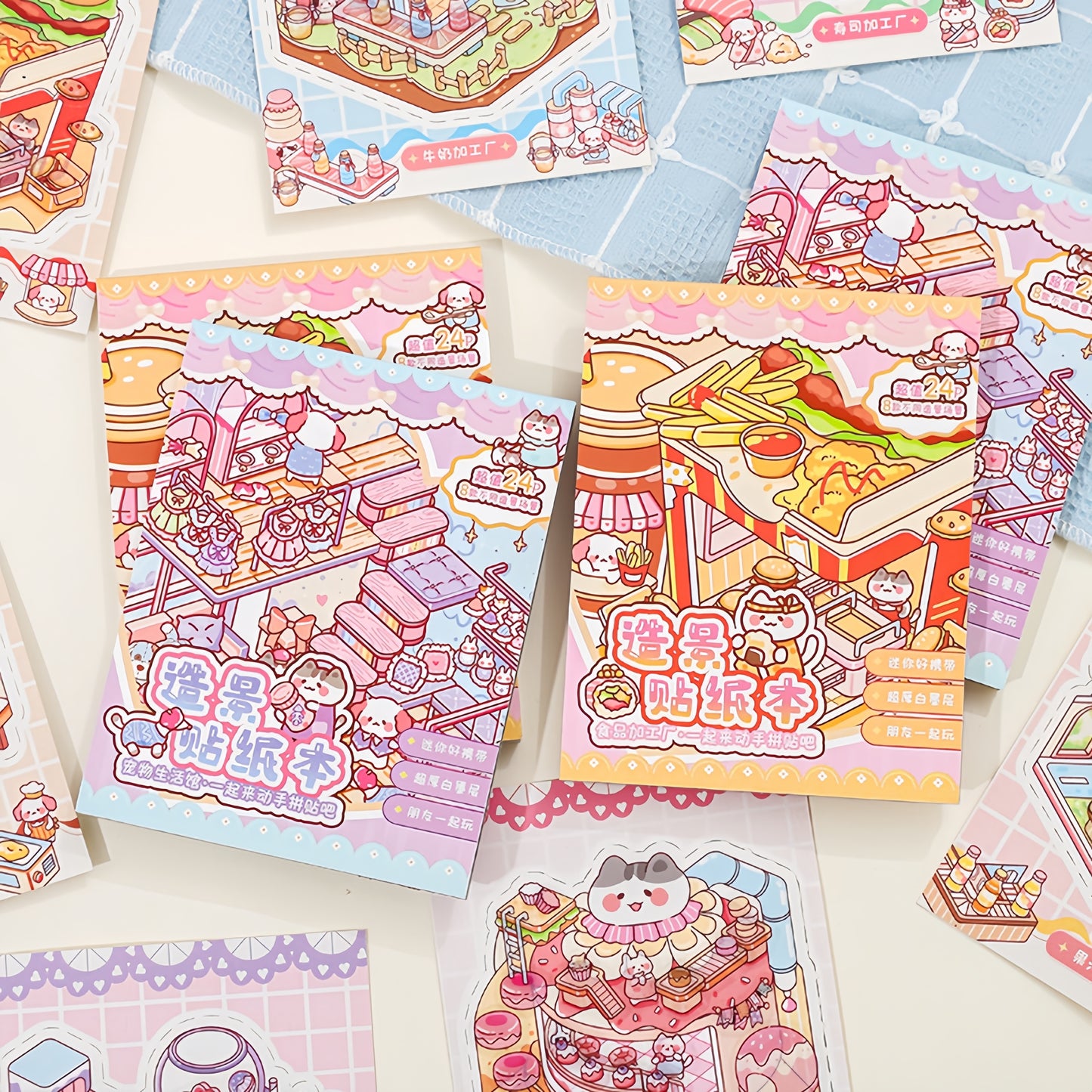 Meow's Daily Life 3D Sticker Book