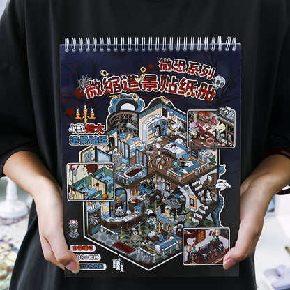Horror Adventure 3D Sticker Book