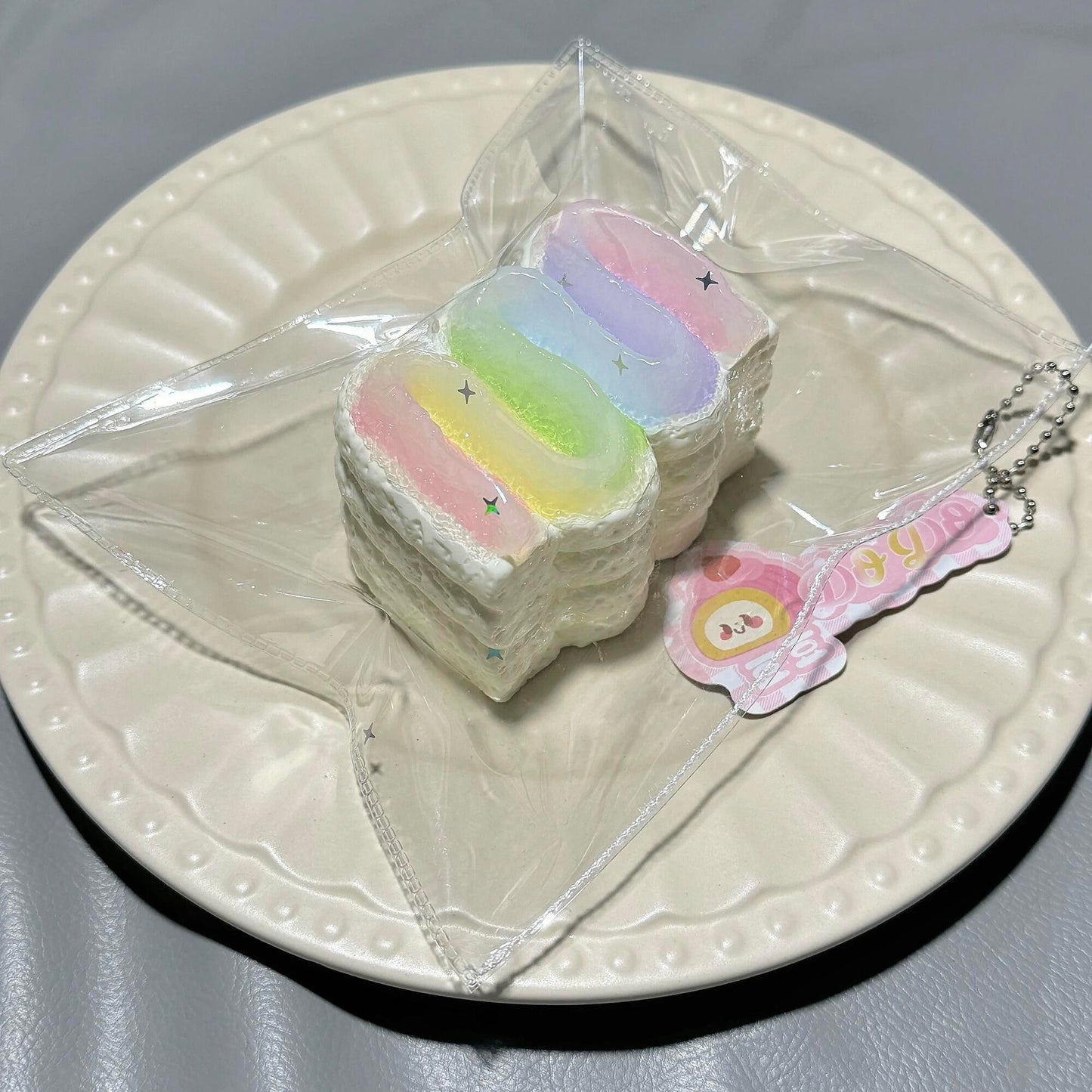 Rainbow Cream Stick Squishy