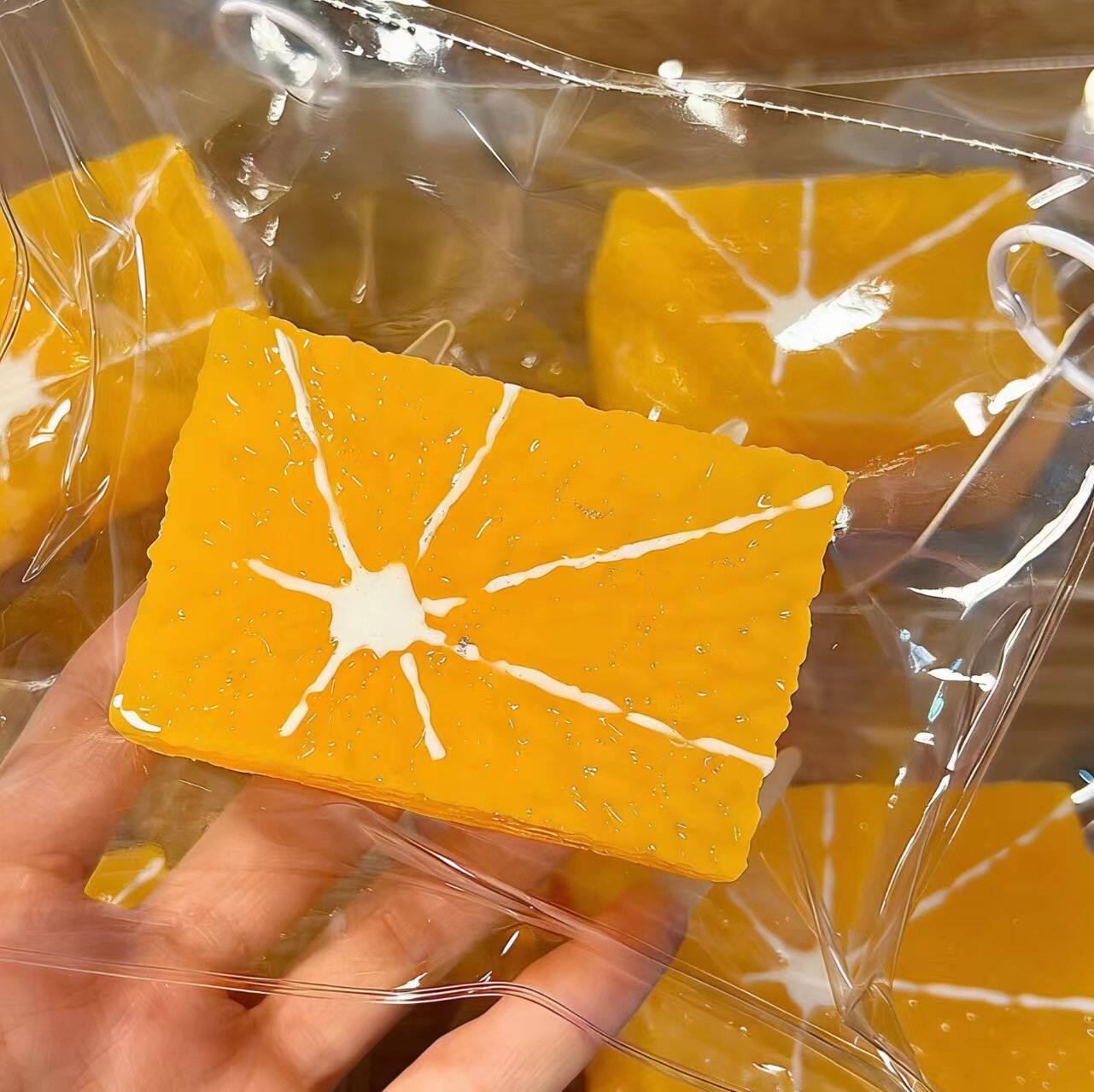 Jelly Orange Toast Squishy