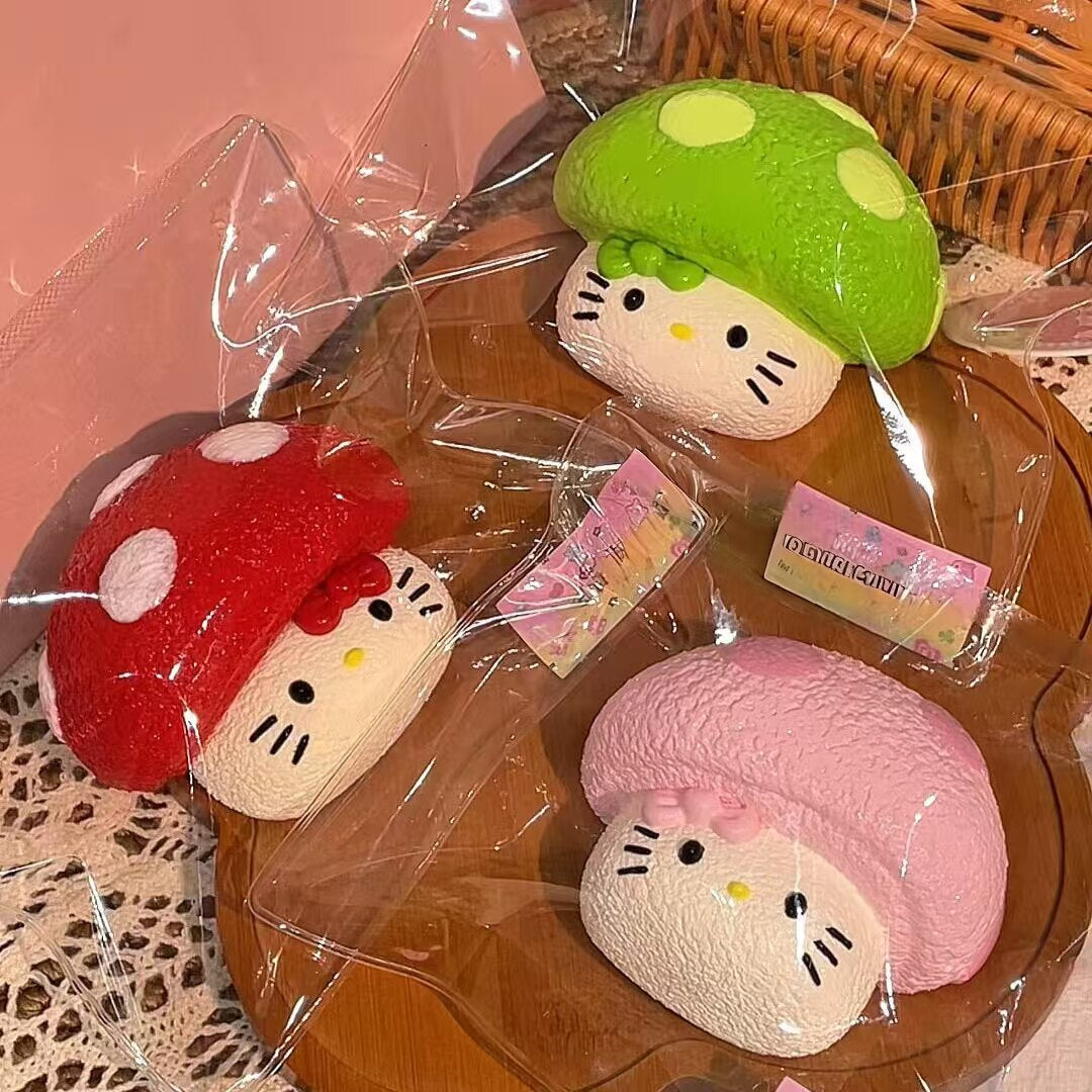 Kitten Mushroom Mario Squishy