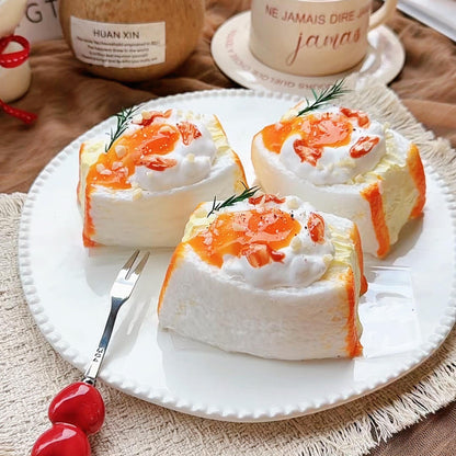 Cloud Lava Egg Sandwich Squishy