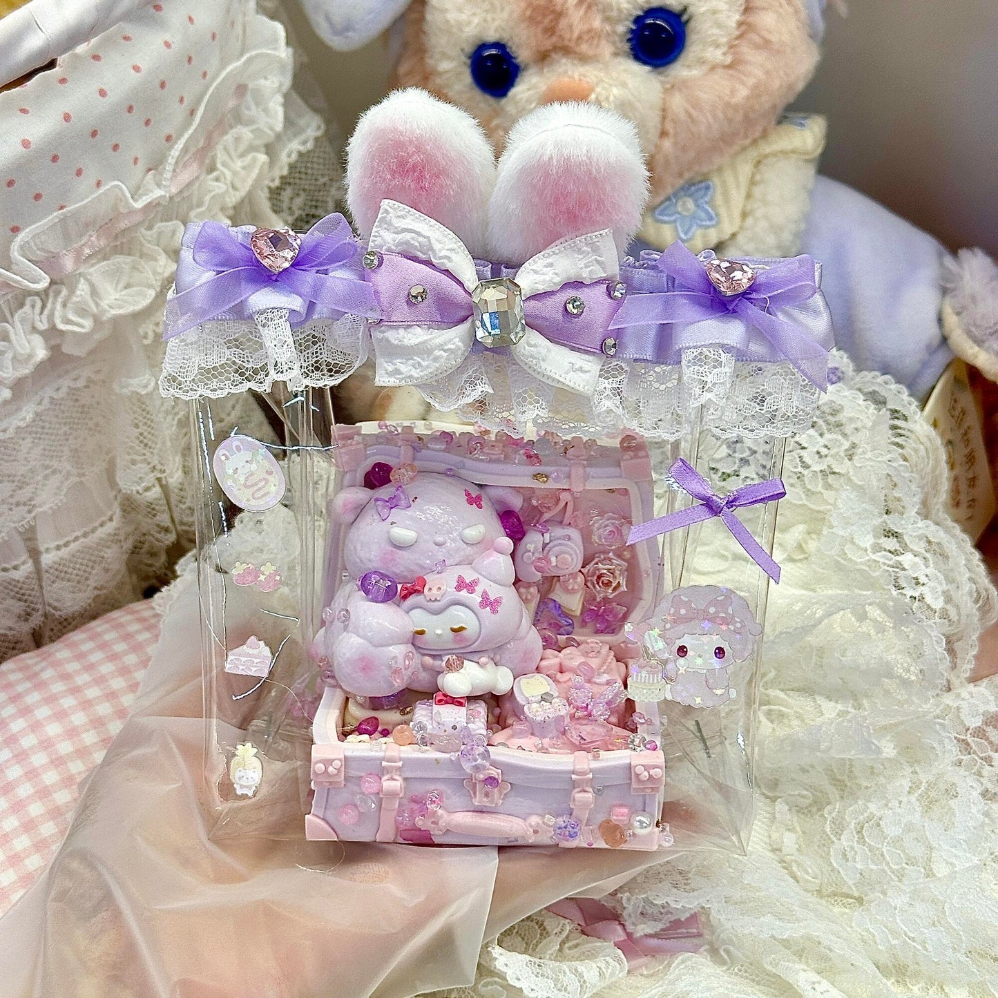 Cute Bunny Treasure Box Squishy