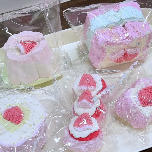 Strawberry Cheese Series Squishy