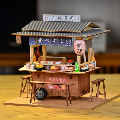 Sushi Bar DIY Miniature House - English Instructions