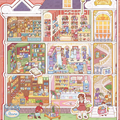 Shopping Mall Diary 3D Sticker