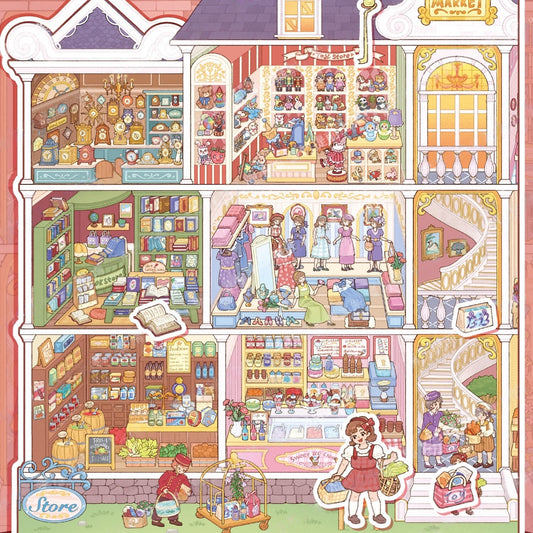 Shopping Mall Diary 3D Sticker