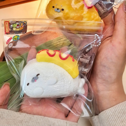 Seal Tempura Shrimp Rice Ball Squishy