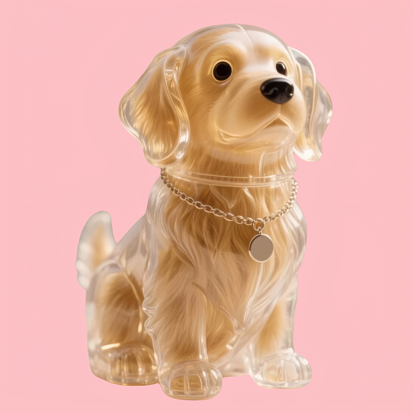 Puppy Kitty Hair Pendant Key Chain