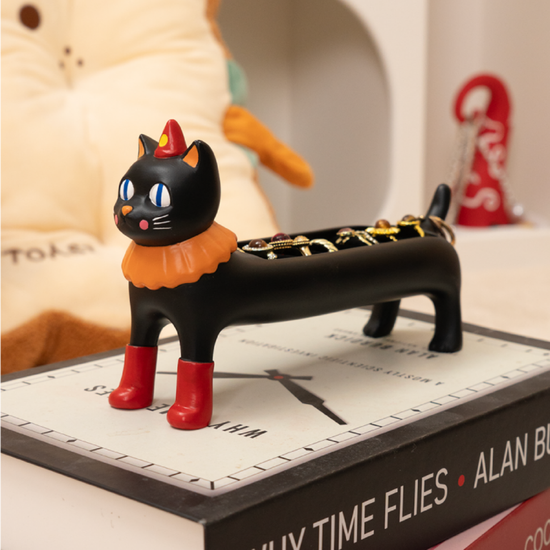 Circus Cat Ring Jewelry Box