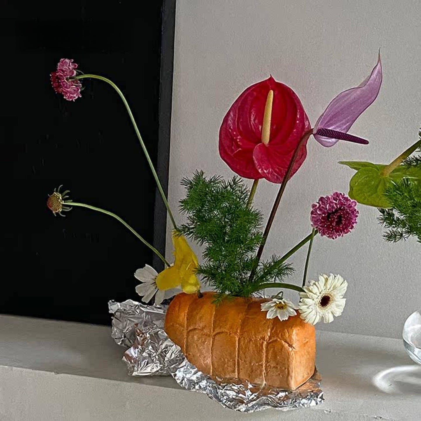 Bread-Shaped Ceramic Vase
