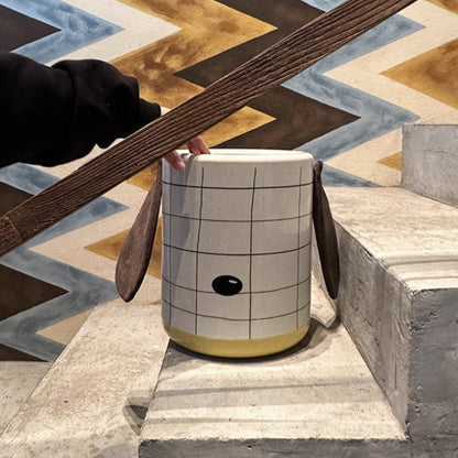 Dog Living Room Trash Can