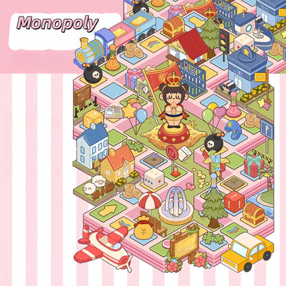 Whimsical Life 3D Sticker | 4 Cute Miniature Scenes