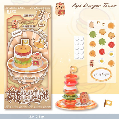 Sweet Dreams 3D Stackable Stickers | 4 Cute Miniature Themes