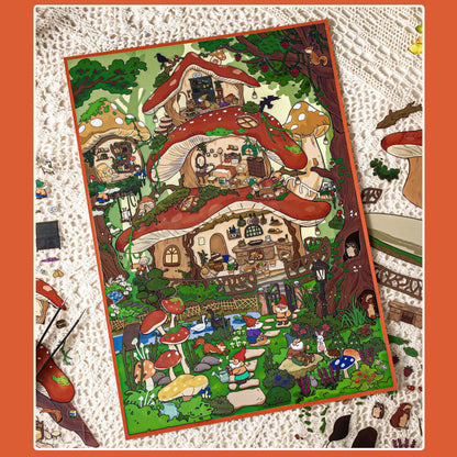 Little Folk Diaries 3D Sticker | 2 Cute Miniature Scenes