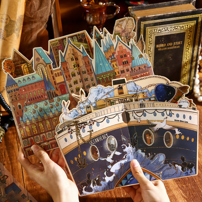 Magic World 3D Sticker | 2 Cute Miniature Scenes