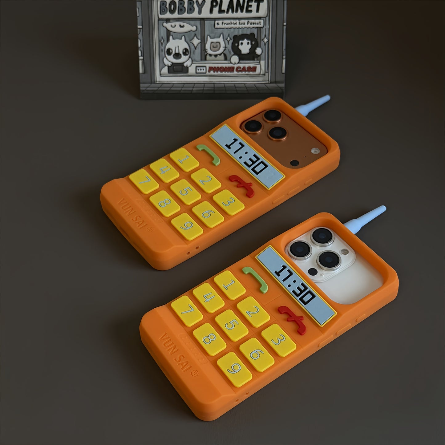 Orange Brick Phone Silicone Phone Case