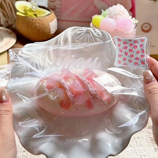 Peach Cream Mini Baguette Squishy