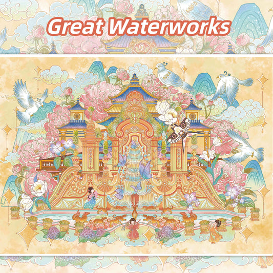 Summer Palace 3D Sticker | 2 Cute Miniature Scenes