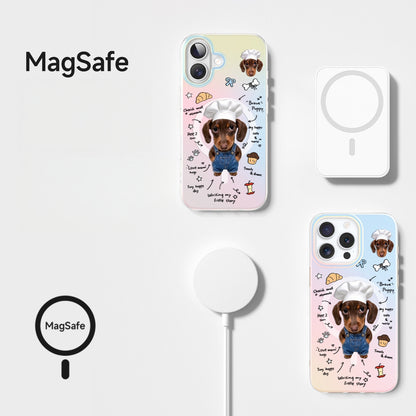 Chef Puppy Acrylic Phone Case
