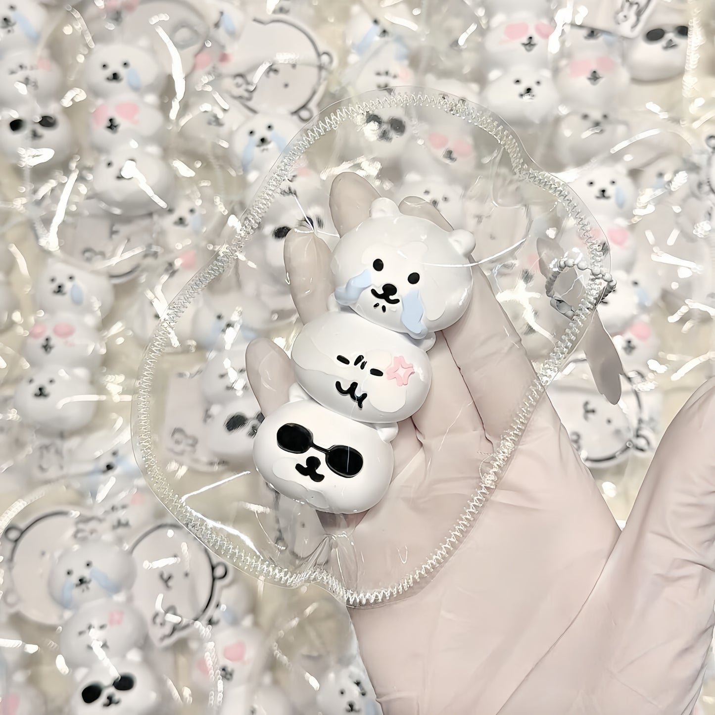 Triple Joker Bear Squishy