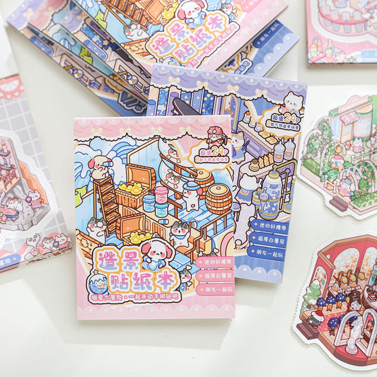 Meow's Daily Life 3D Sticker Book