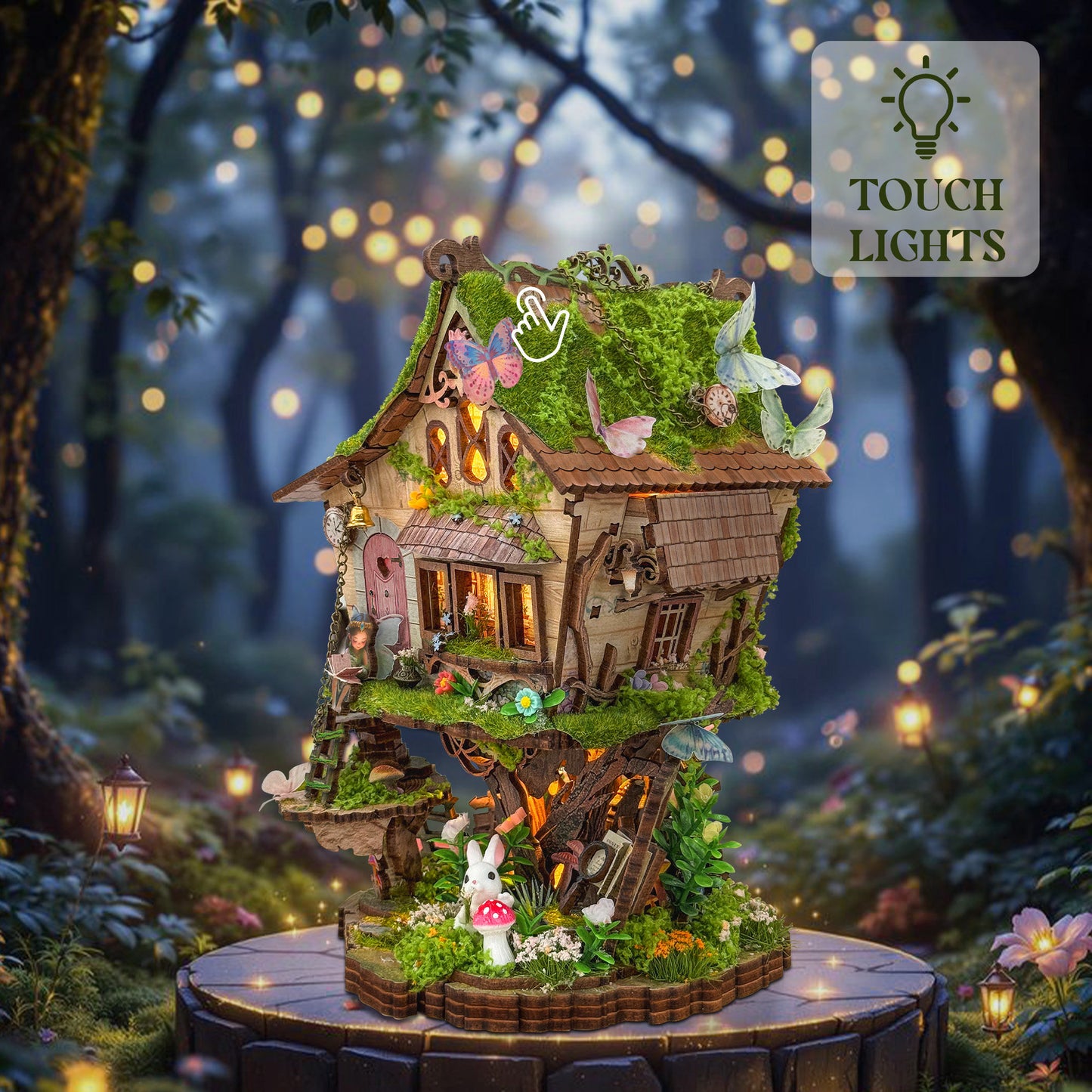 Tree House DIY Miniature House - English Instructions