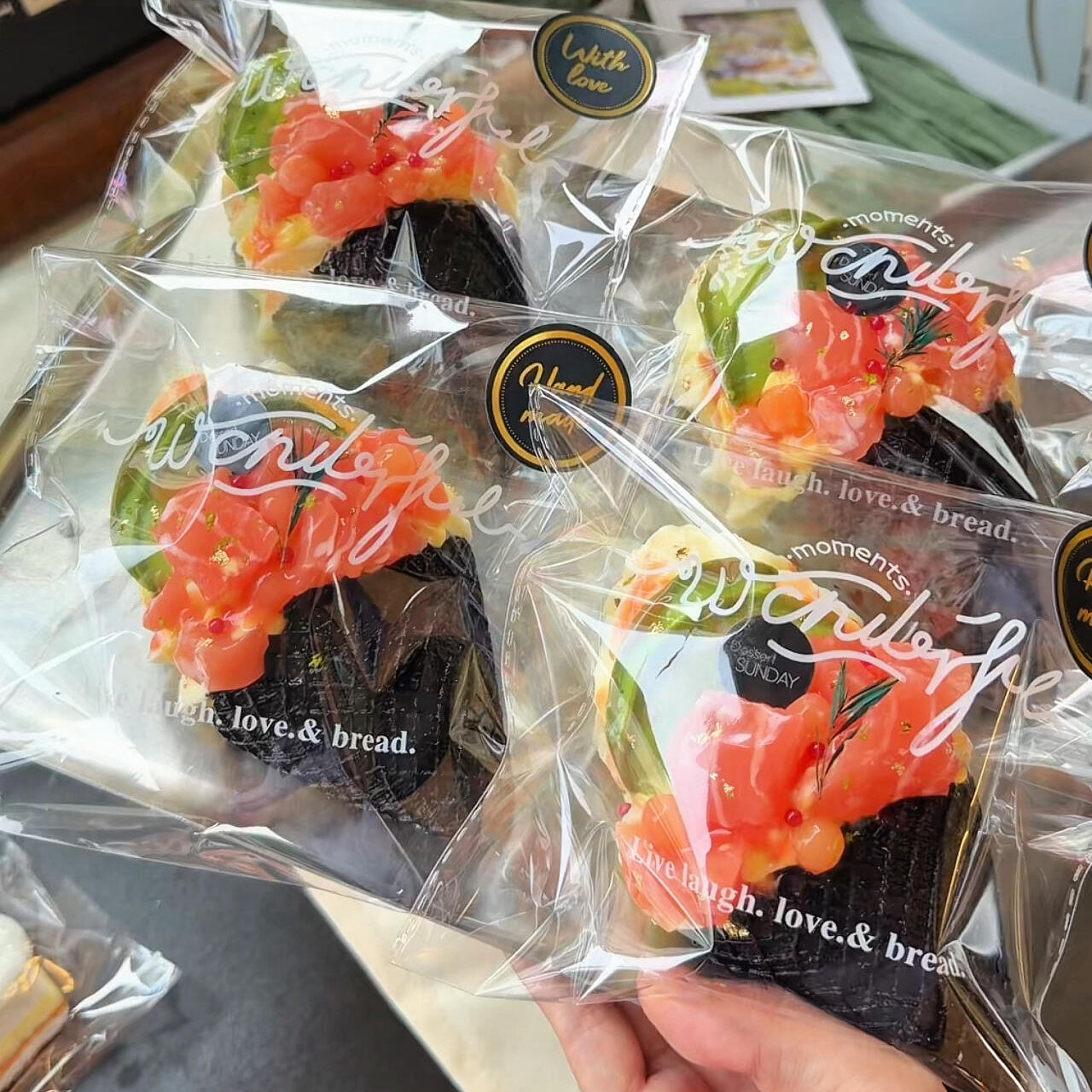 Salmon Avocado Hand Roll Squishy