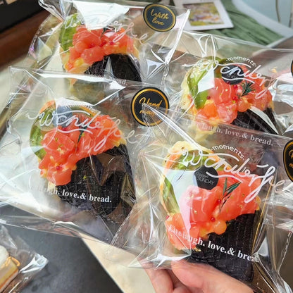Salmon Avocado Hand Roll Squishy