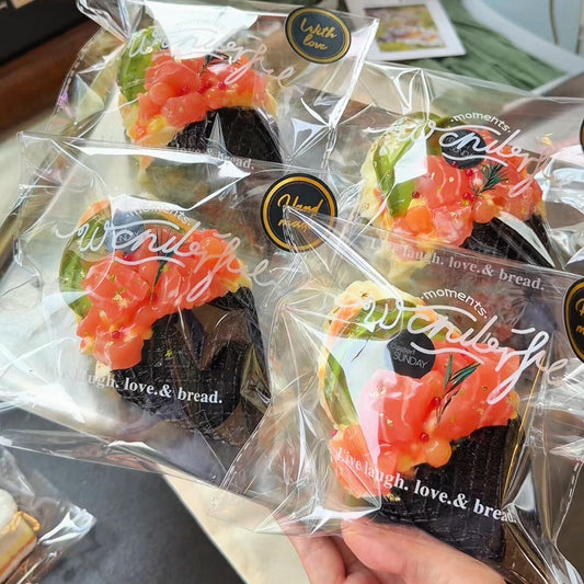 Salmon Avocado Hand Roll Squishy