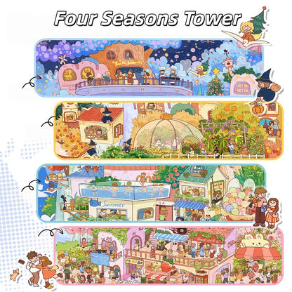 Four Seasons Tower 3D Sticker
