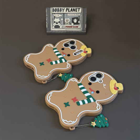 Gingerbread Man Silicone Phone Case