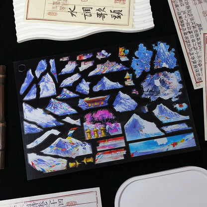 Buddha's Light 3D Sticker | 2 Cute Miniature Scenes