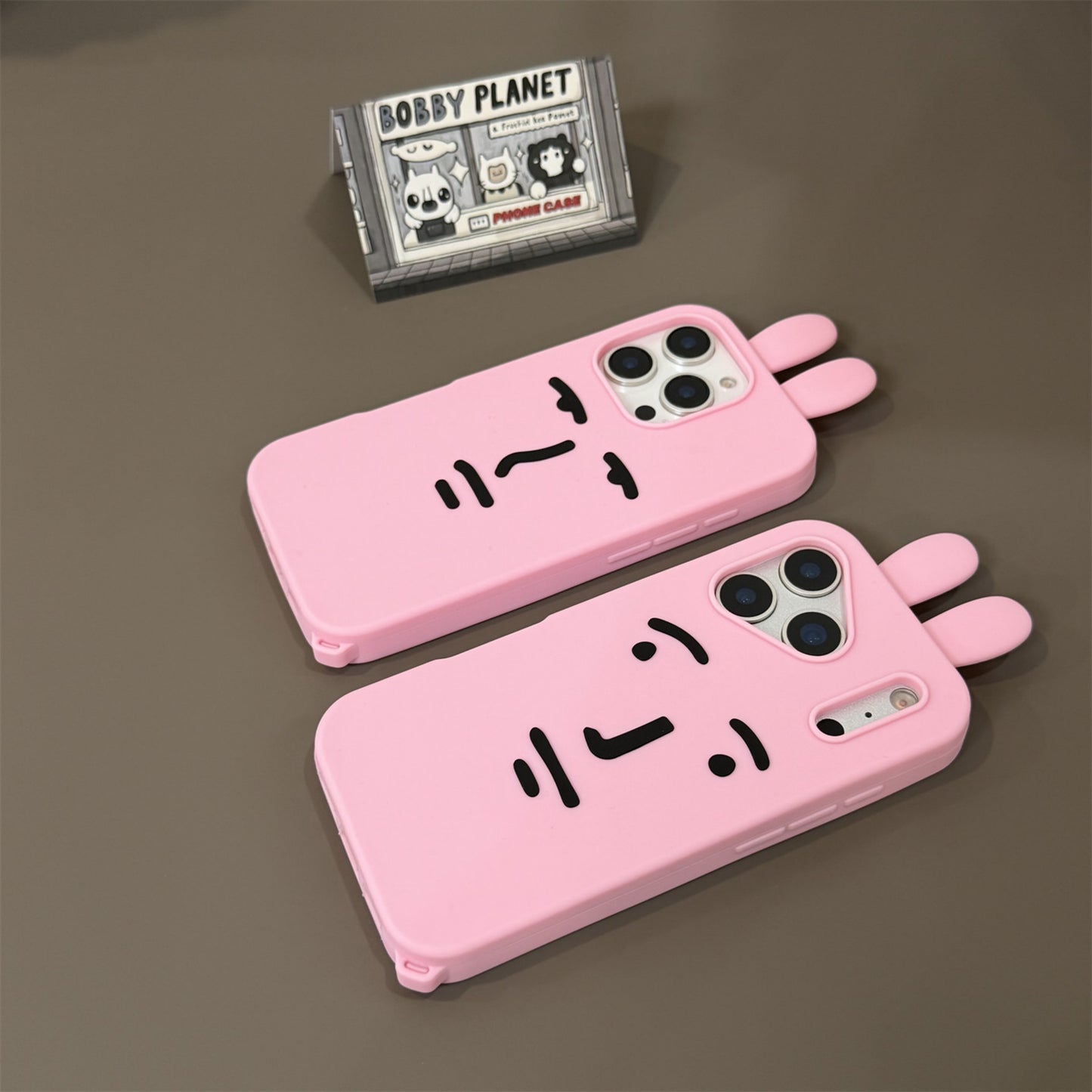 Pink Bunny Silicone Phone Case