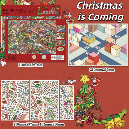 Christmas is Coming 3D Sticker