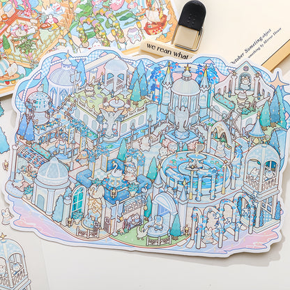 Storybook Worlds 3D Sticker | 3 Cute Miniature Scenes