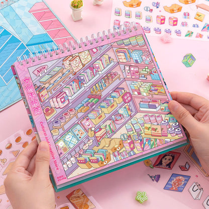 Shelf Display 3D Sticker Book