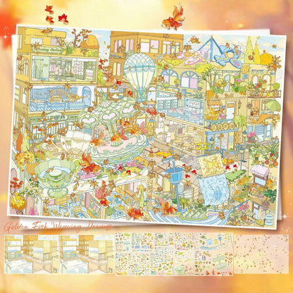 Ocean Dreams 3D Sticker | 2 Cute Miniature Scenes