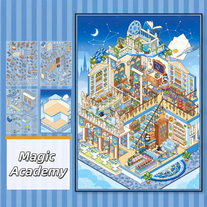 Magic Academy 3D Sticker