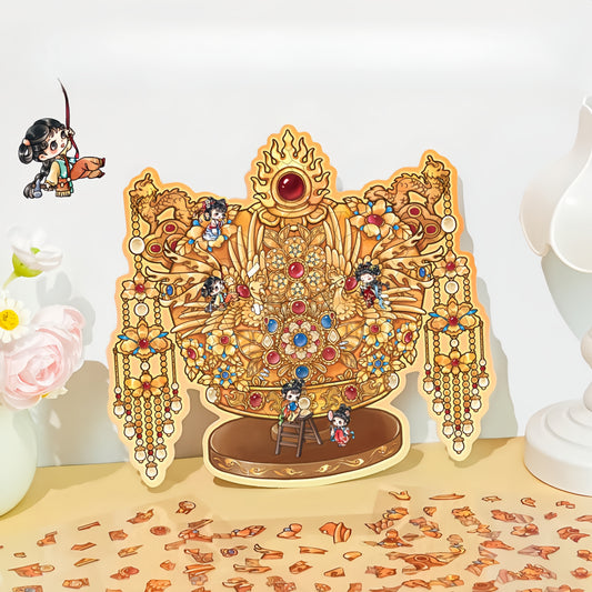 Antique Restoration 3D Sticker | 5 Cute Miniature Scenes