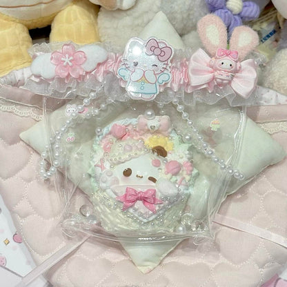 Cute Puppy Flower Basket Squishy