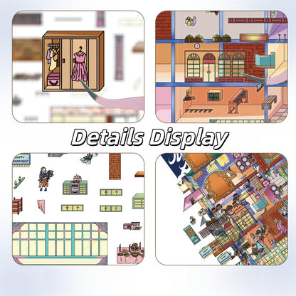Apartment Night View 3D Sticker