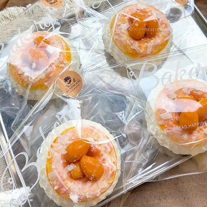 Almond Cream Mini Bagel Squishy
