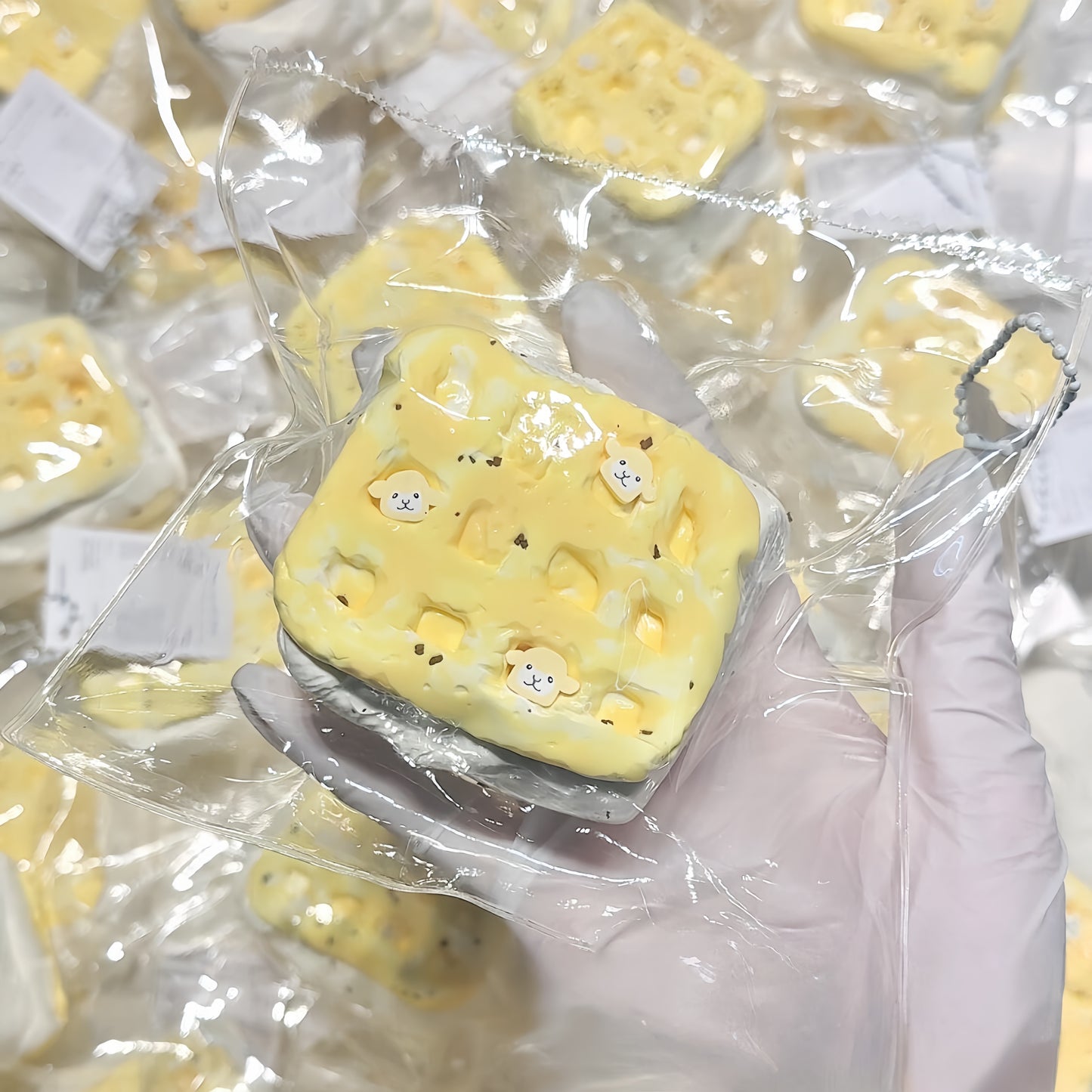 Marshmallow Waffle Squishy