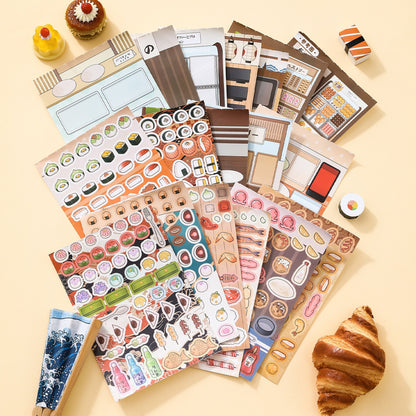 Shelf Display 3D Sticker Book