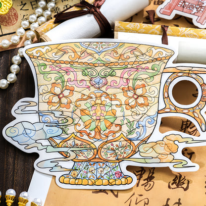 Antique Restoration 3D Sticker | 6 Cute Miniature Scene